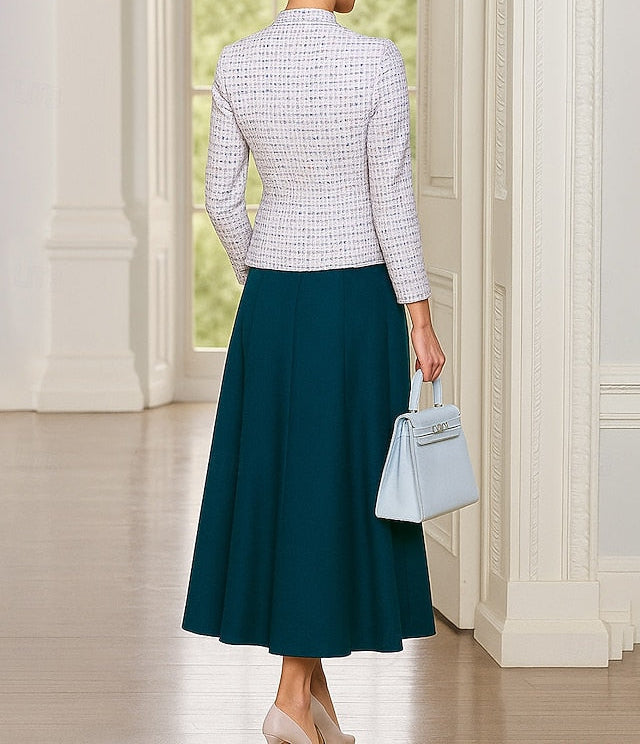 Bride Dress Elegant Formal the Sets Piece of Two Mother