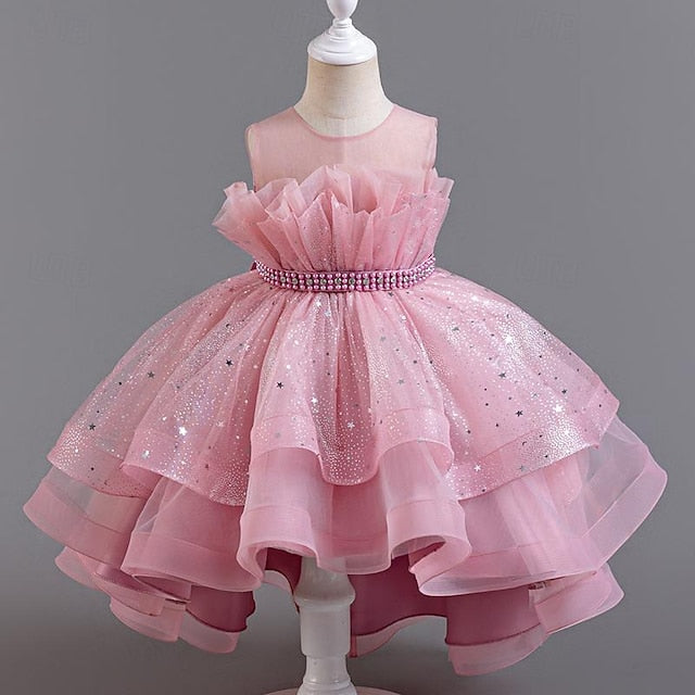 Flower Kids Girls' Sequin Girl Dress Sleeveless Party