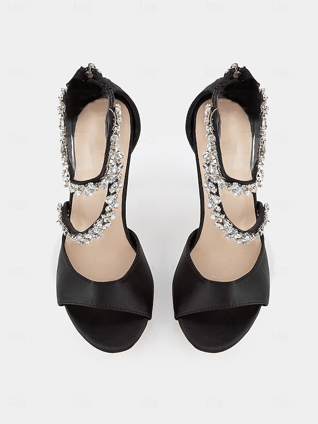 Rhinestone-Embellished Stiletto – Elegant Heels Women's