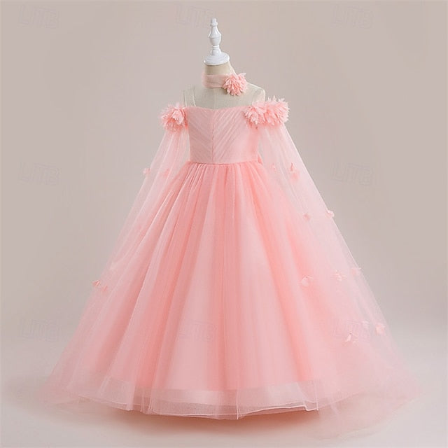 Girls' Flower Girl Dress Kid's Princess