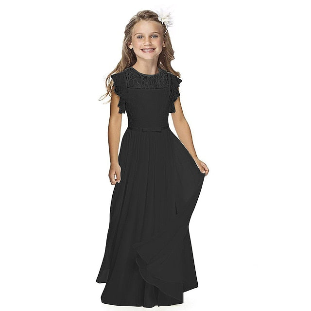 Girls' Performance Flower Dress Wedding Party Girl
