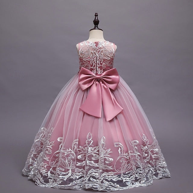 Princess Girl Girls' Flower Kid's Dress