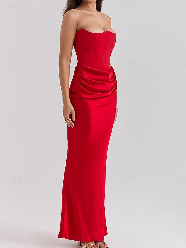 Mermaid / Trumpet Floor Length Prom Dresses Evening Gown