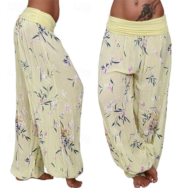 Women's Pants Trousers Harem Pants Palazzo Pants Fashion