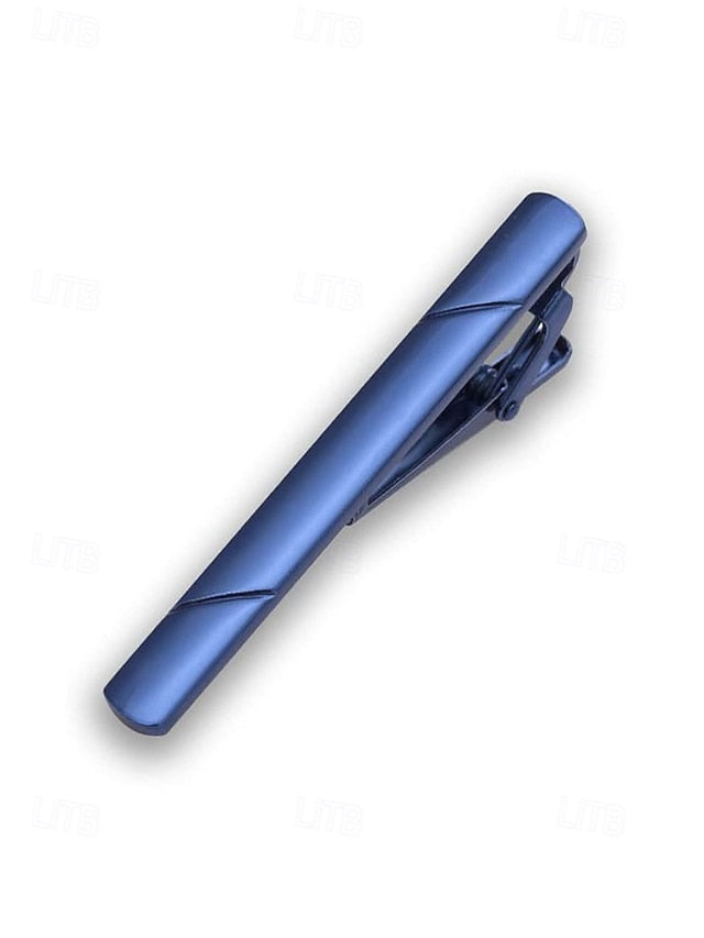 7 Available Metal Men's Tie Classic Clip Colors -