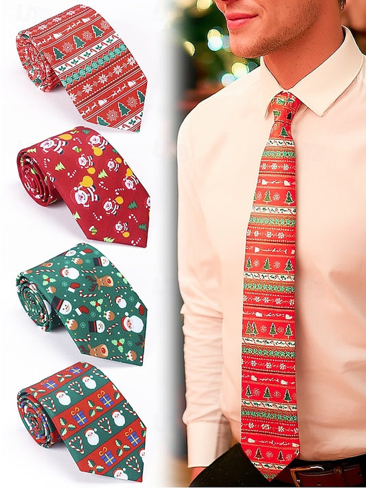 – Men's Holiday Christmas Festive Fun and Ties Neckwear