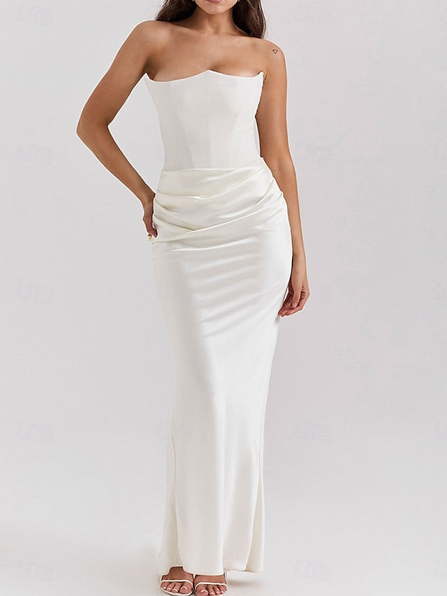 Mermaid / Trumpet Floor Length Prom Dresses Evening Gown