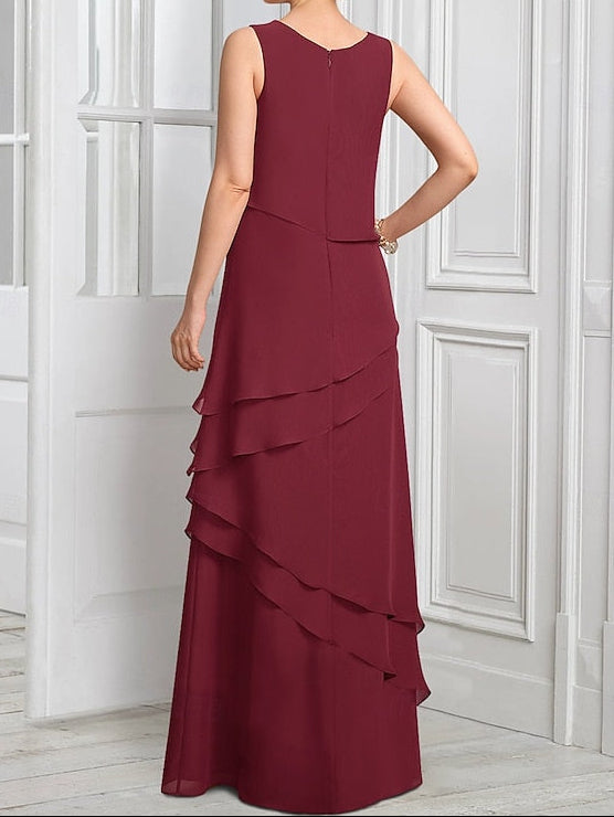 Mother the Piece Suit Formal Two Elegant of Bride A-Line Dress