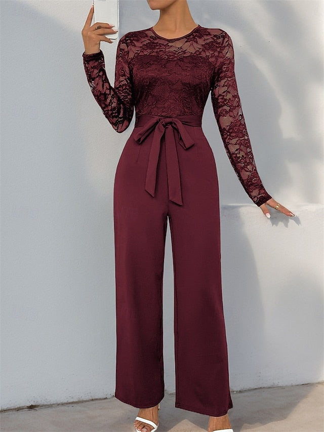 Elegant / Pantsuit of Jewel the Mother Casual Bride Jumpsuit