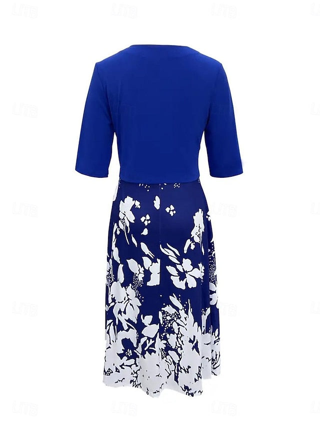 Women's Dress Set Casual Dress Swing Dress Print Dress