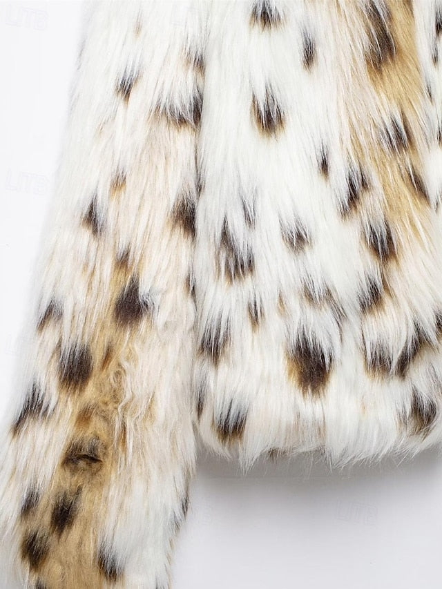 Comfortable Fur Women's Coat Warm Leathers Faux Furs