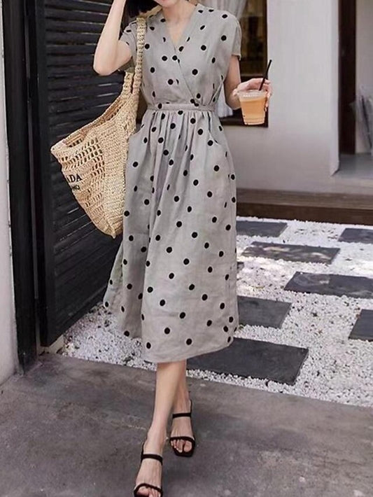 Women's Long Dress Maxi Dress Cotton Linen Dresses Casual