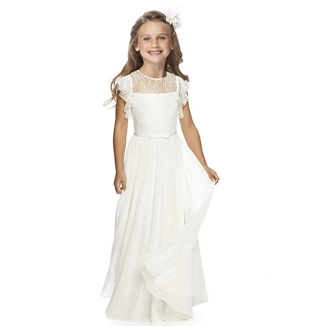 Girls' Performance Flower Dress Wedding Party Girl