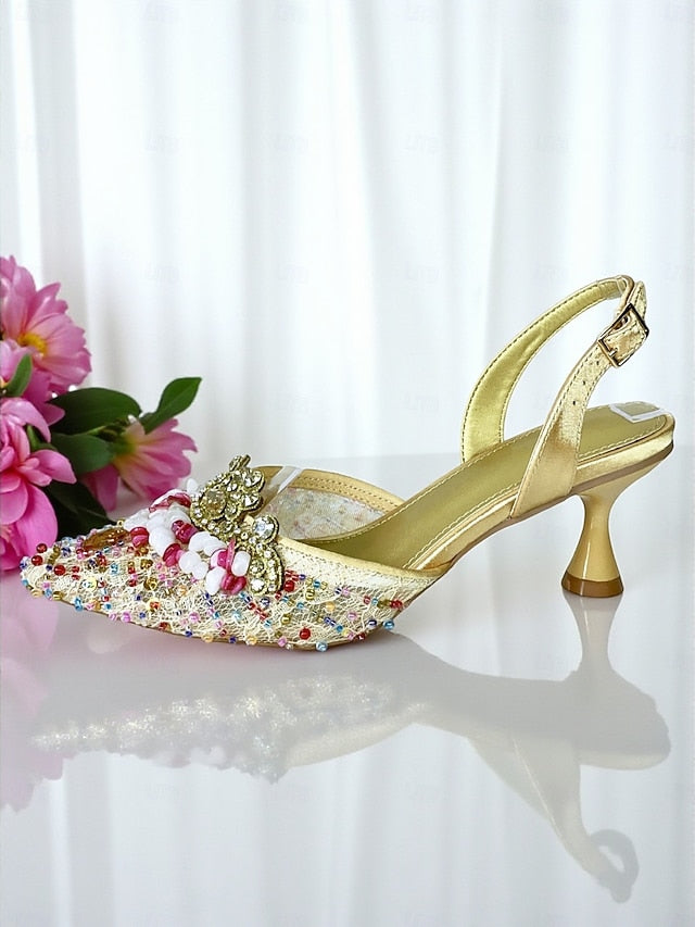 - Green Bag Heel Women's Set Clutch Shoes and Rhinestone