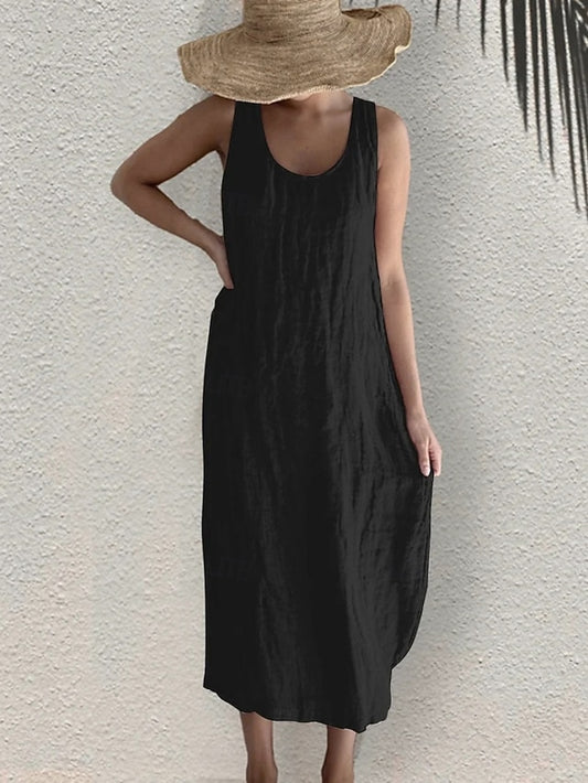 Women's Midi Dress Shift Dress Summer Dress Casual Daily