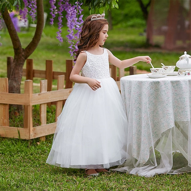 Kid's Princess Dress Girls' Flower Girl