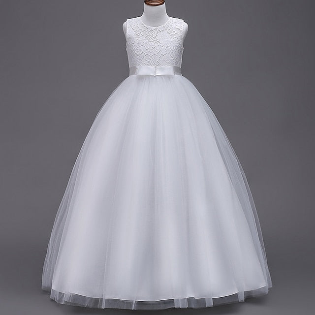 Dress Flower Girls' Party Gown Girl Evening