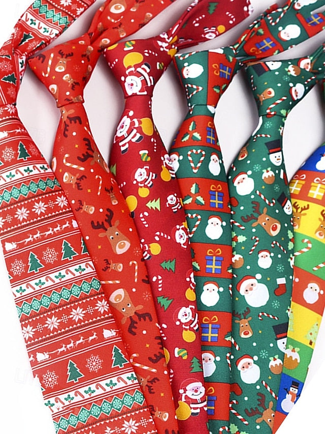 – Men's Holiday Christmas Festive Fun and Ties Neckwear