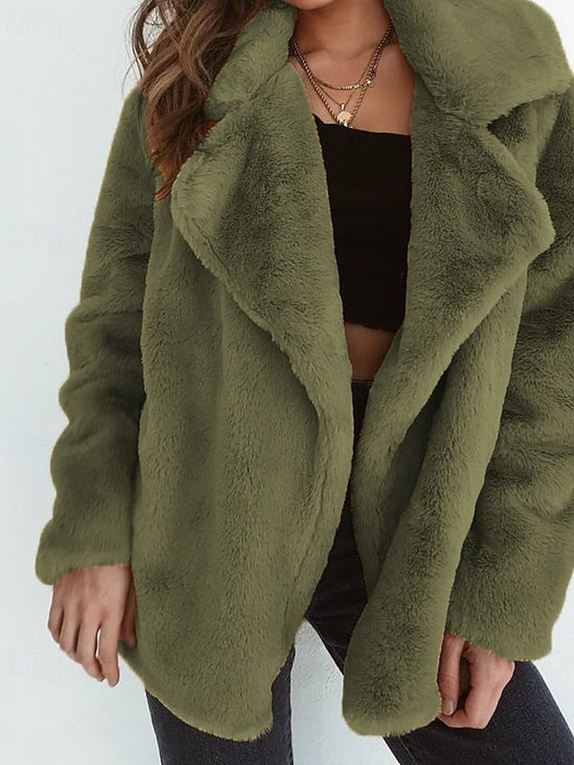 Furs Warm Faux Comfortable Women's Coat Fur Teddy