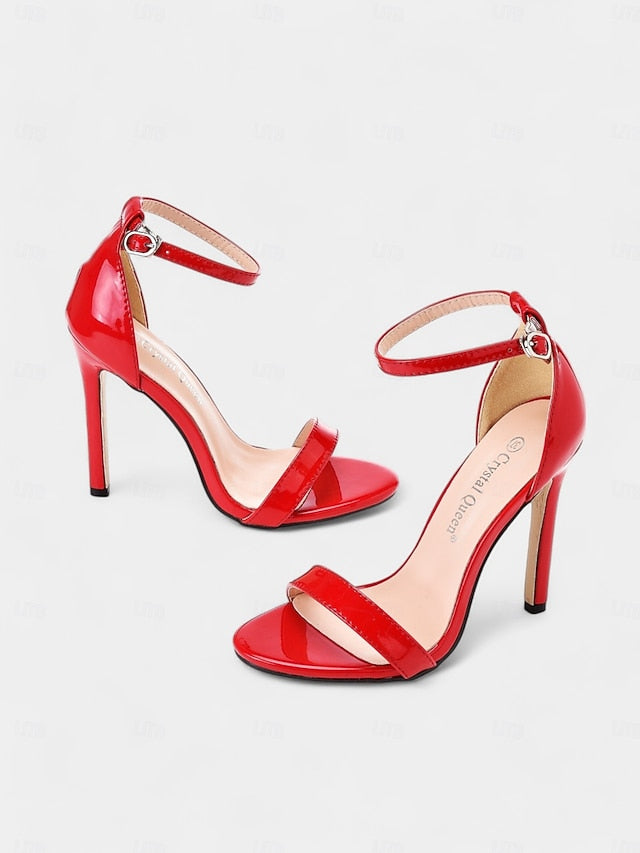 Wedding Women Sandals Heel – Stiletto for Metallic Sleek