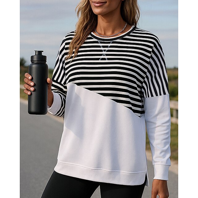 Women's Running Top Pullover Sweatshirt Long Sleeve Top