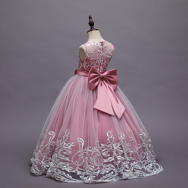 Princess Girl Girls' Flower Kid's Dress