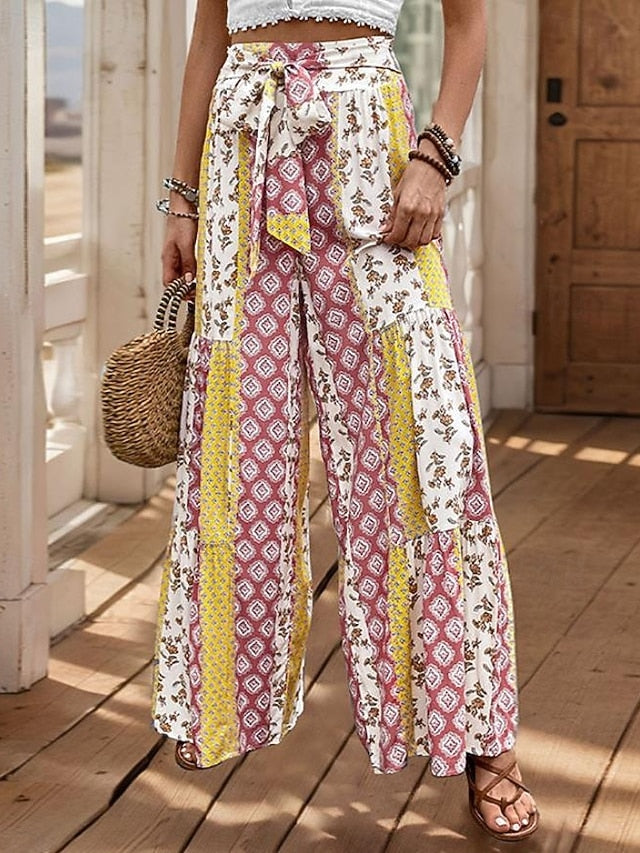 Women's Pants Trousers Fashion Streetwear Full Length High