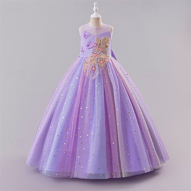 Kid's Girl Flower Princess Girls' Dress