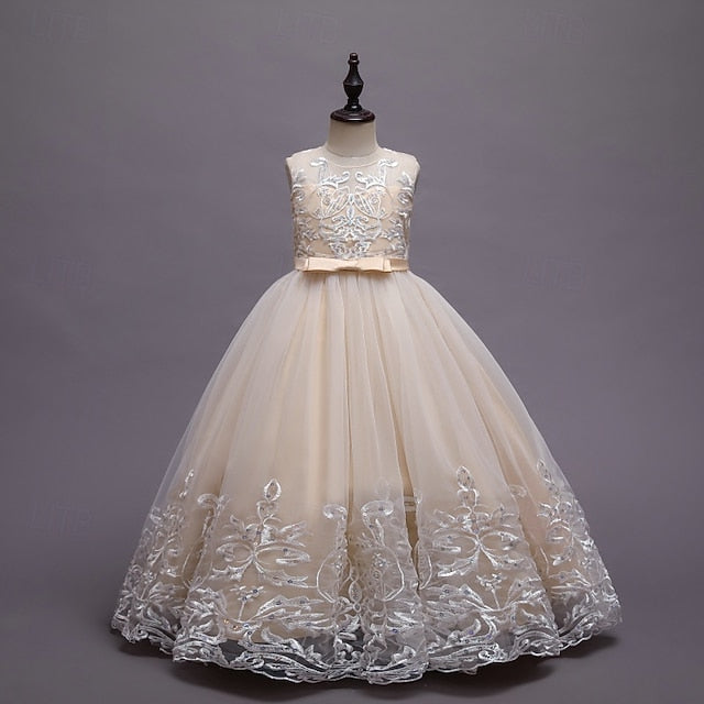 Princess Girl Girls' Flower Kid's Dress