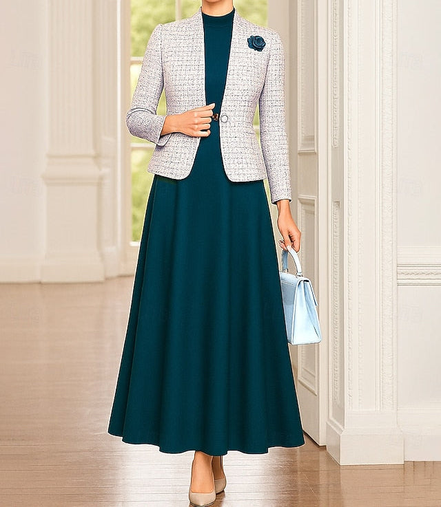 Bride Dress Elegant Formal the Sets Piece of Two Mother