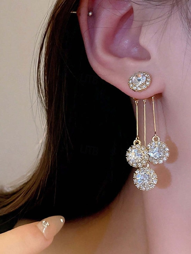 Women Crystal – Elegant Sparkling for Dangle Earrings