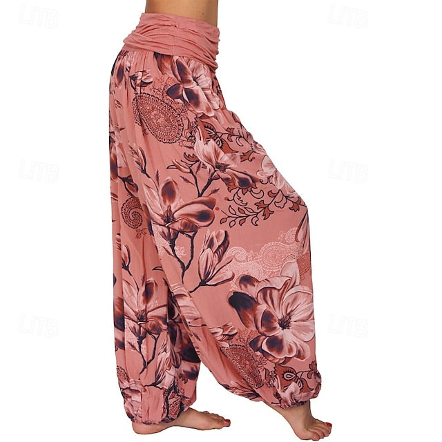 Women's Slacks Pants Trousers Fashion Boho Full Length