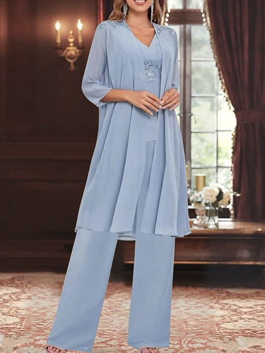 Elegant Guest V the of Dress 3 Simple Wedding Piece Bride Mother