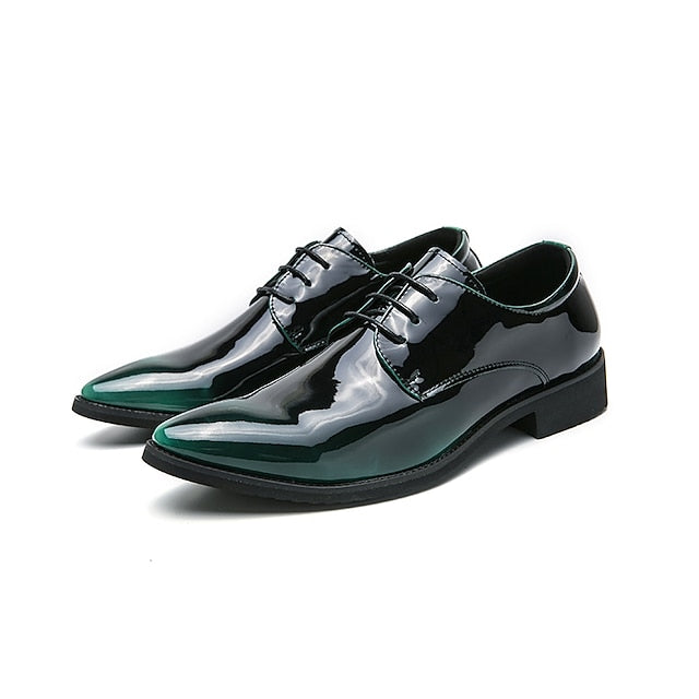 – Oxford Patent Shiny Leather Men's Formal Shoes