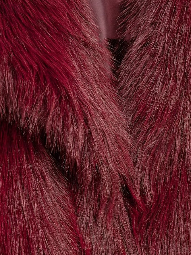 Leathers Fur Faux Warm Coat Furs Women's Comfortable