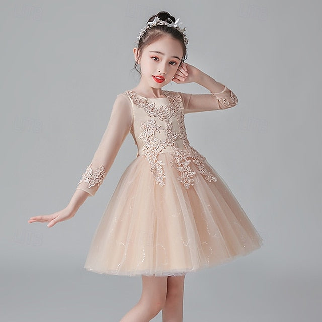 Dress Girl Princess Girls' Flower Kid's
