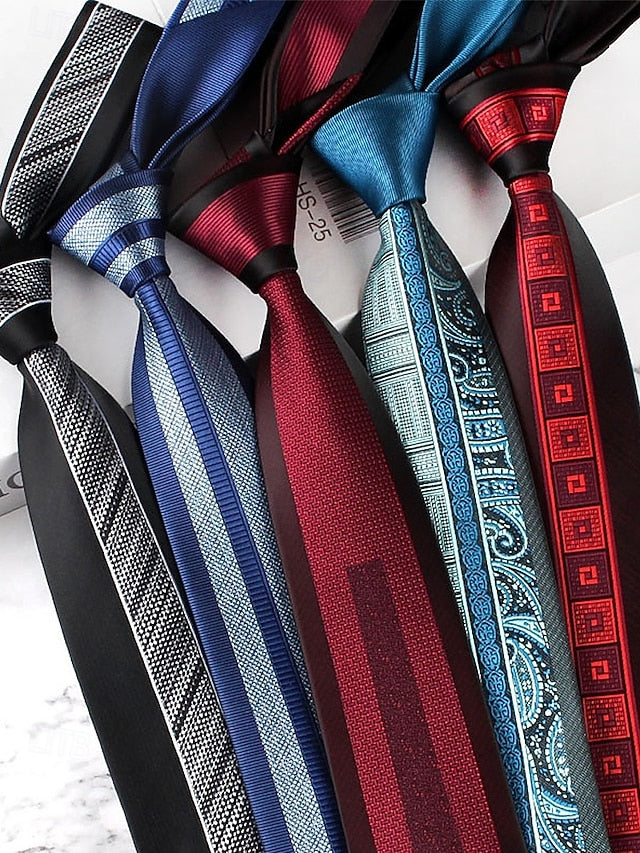 Polyester Pattern with Necktie Classic Men's