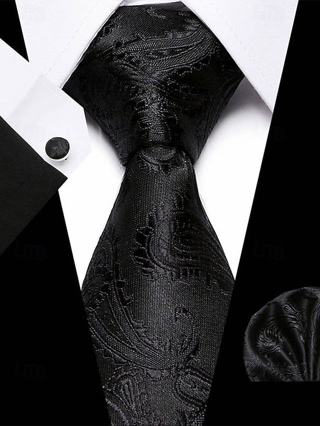 Pocket – Purple and Checkered Set Tie Square Silk Men's