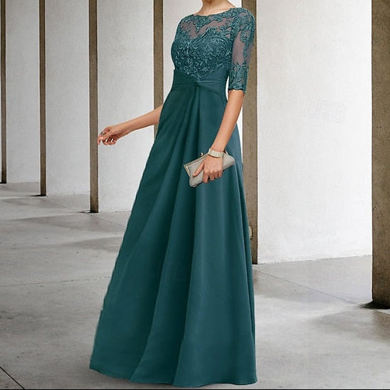 Bride Guest Sheath Wedding Plus Dress Elegant Mother Size of the