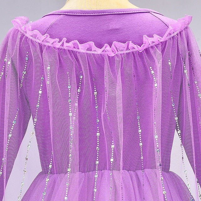 Theme Anna Fairytale Frozen Dress Flower Princess Girl Party