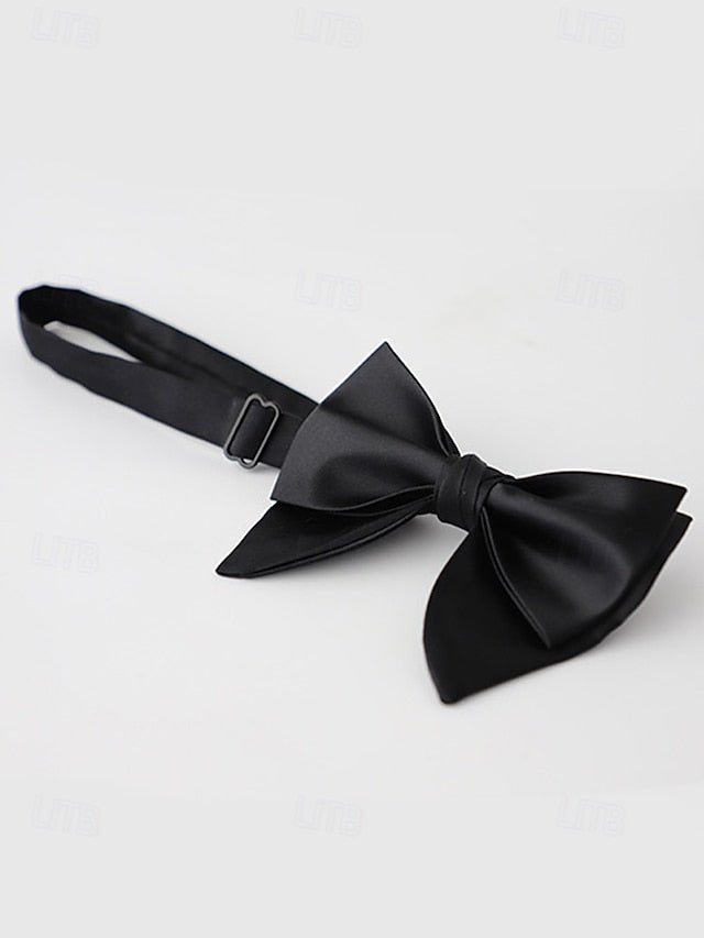 Satin Multiple Bow in Tie Colors Men's