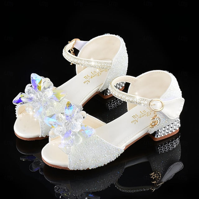 Crystal – Glittery Shoes Rhinestone Girls' Flower