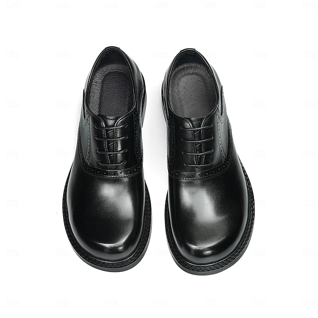 Genuine Leather First Shoes- Layer Oxford Men's