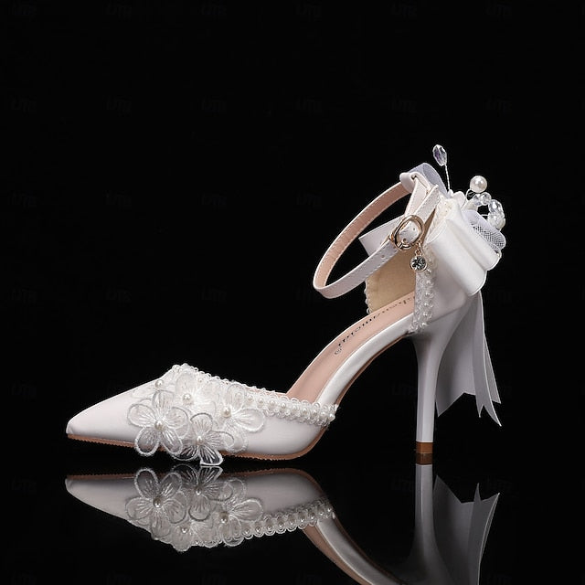 Party White Wedding Shoes Women's
