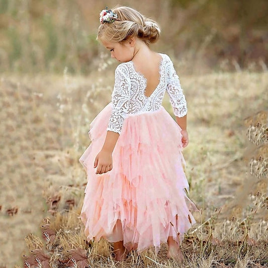 Party Girl Wedding Flower Girls' Dress