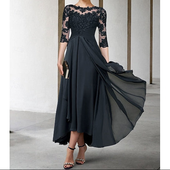 the Plus Mother Bride Wedding Guest of Dress A-Line Size Elegant