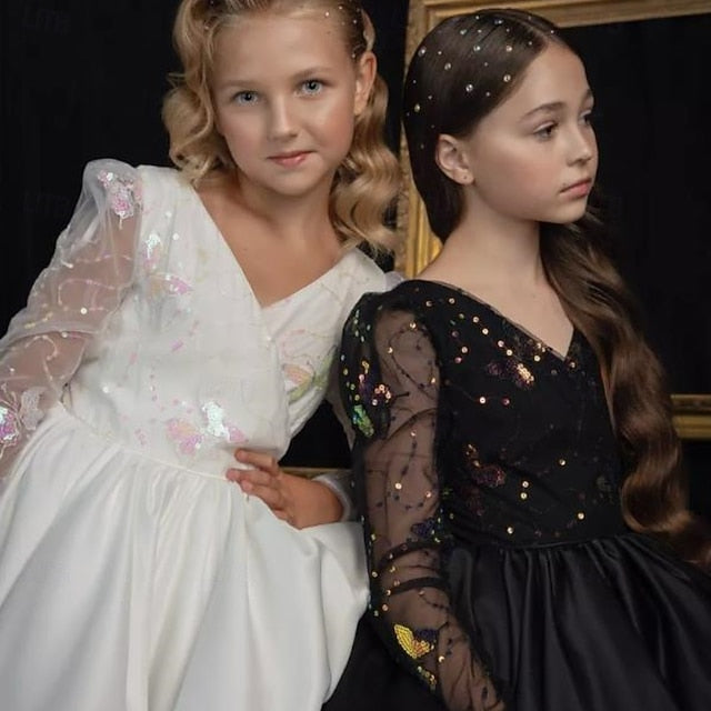 Kids First Girls' Flower Communion Party Dress Girl