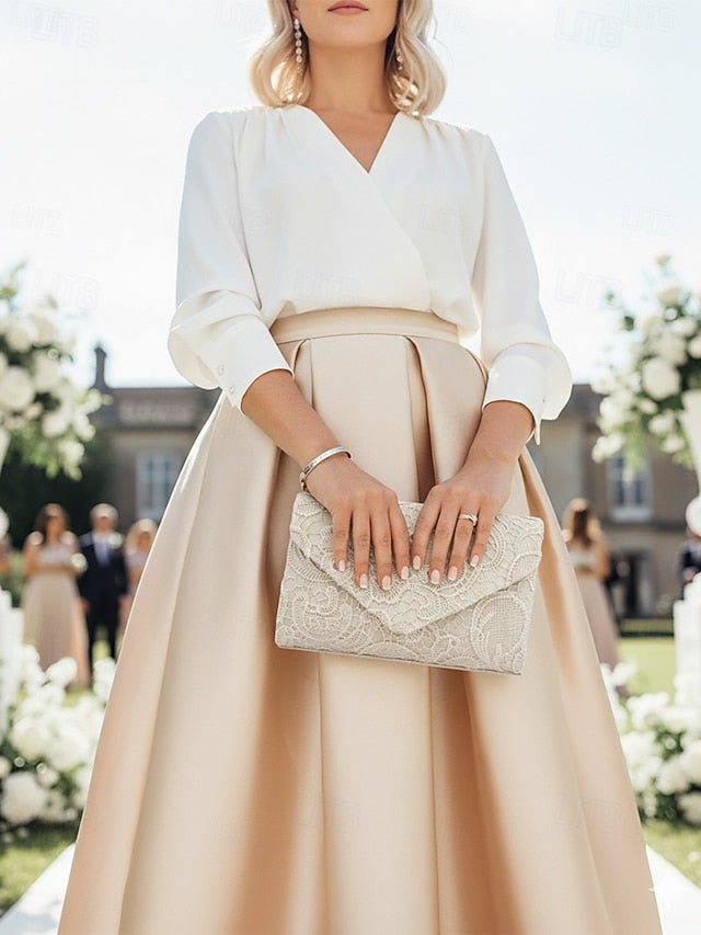 Strap Lace with Evening Clutch Women's Chain Bag