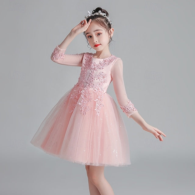 Dress Girl Princess Girls' Flower Kid's