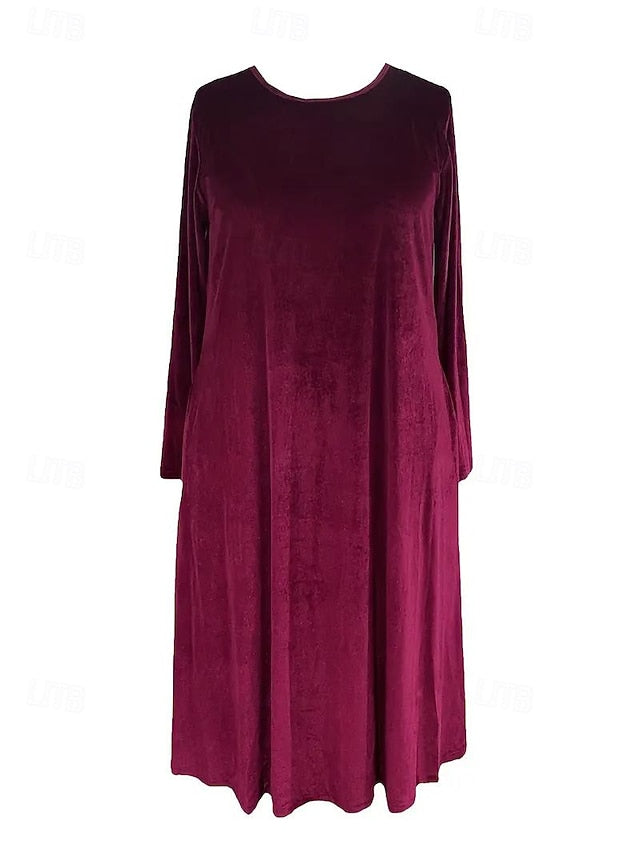 Women's Velvet Maxi Dress Black Dress Graduation Dress